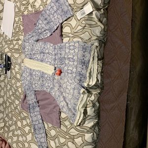 Long sleeve one piece shorts ensemble